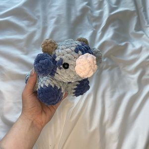 Billy the Blueberry Cow | Crochet Plushie